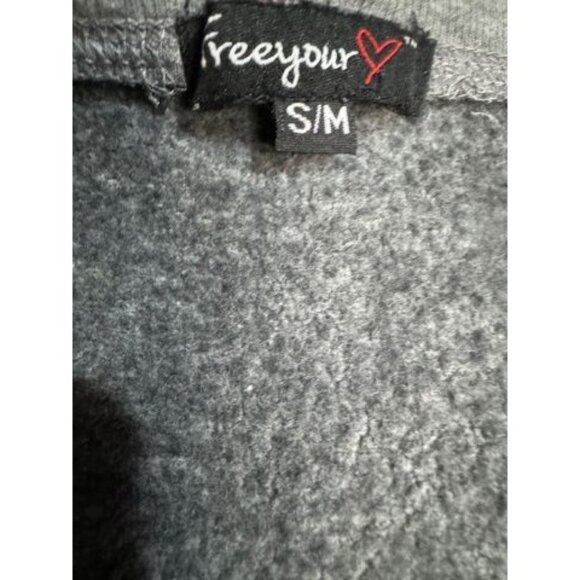 Long Sleeve Gray Pullover Ladies Sweatshirt Size S/M Blame it on the Whiskey - Picture 5 of 5